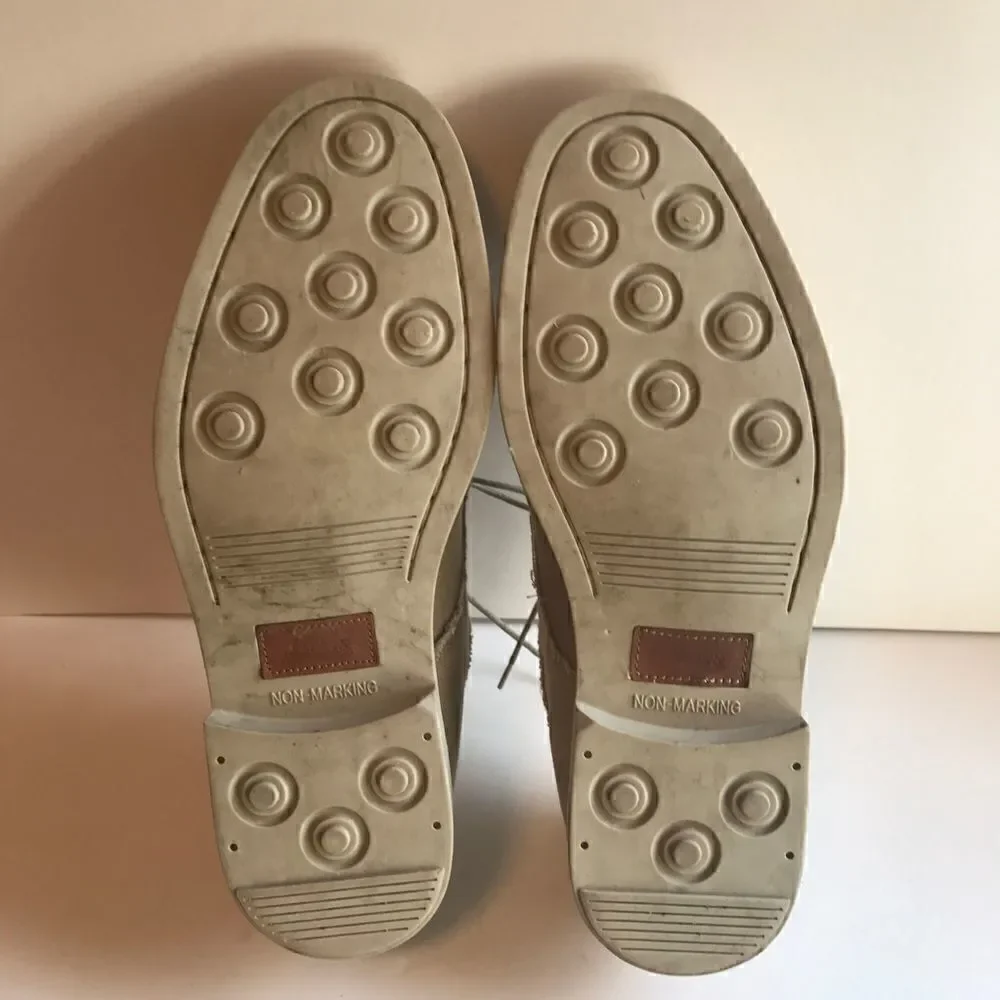 Men's Bass Buck Oxfords Size 11.5 In Tan